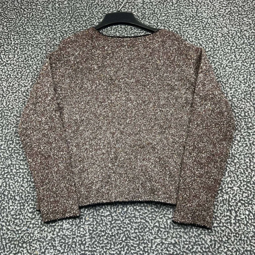Cherokee Cardigan Sweater Women Small Brown Knit Button Front Long Sleeve S